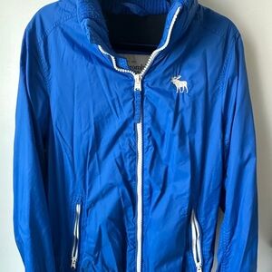 Abercrombie & Fitch Royal Blue Zip-Up Jacket Youth Boys XL